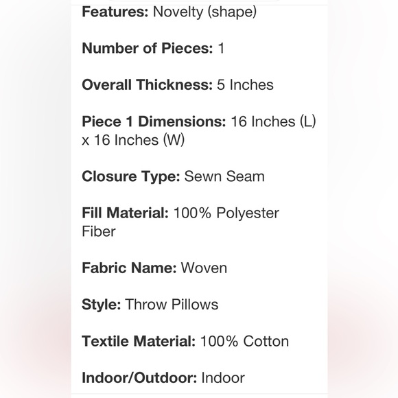 THRESHOLD NWT star shaped plaid holiday decorative pillow - Picture 7 of 8